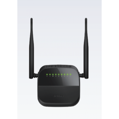 D-Link (DSL-124) Wireless N 300 ADSL2+ 4-Port Router