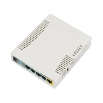 MikroTik hAP RB951Ui-2HnD 2.4GHz Wireless Router – 5x Ethernet, PoE Out, 600MHz CPU