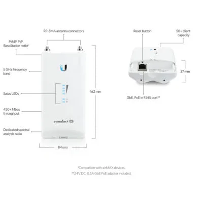 Ubiquiti UniFi Protect G4 Pro UVC-G4-PRO Camera – 4K, 3x Optical Zoom, PoE, Night Vision