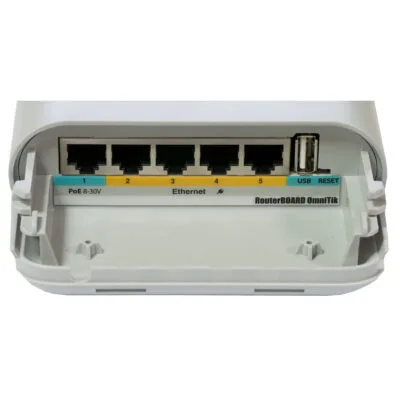 MikroTik QRT 5 ac RB911G-5HPacD-QRT 5GHz Outdoor CPE – 24dBi, 802.11ac High Power