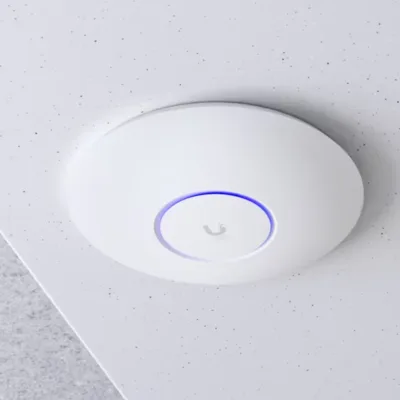 Ubiquiti UniFi U6+ WiFi 6 Access Point – Dual-Band 2×2 MU-MIMO, PoE, Compact