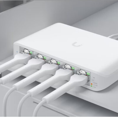 Ubiquiti UniFi Flex Mini USW-Flex-Mini Switch – 5x Gigabit, PoE Powered, Managed