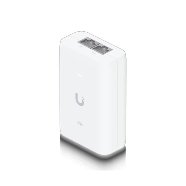 Ubiquiti U-PoE-AT PoE+ Adapter – 802.3at Gigabit Power Injector, 30W