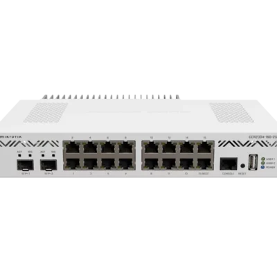 MikroTik CCR2004-16G-2S+PC – Up to 300% faster than the previous CCR1009 routers – in a blissful silence!…