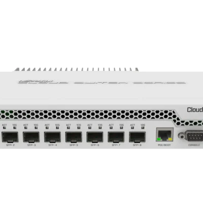 MikroTik CRS309-1G-8S+IN – Desktop switch with one Gigabit Ethernet port and eight SFP+ 10Gbps ports