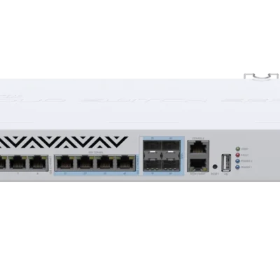 MikroTik CRS312-4C+8XG-RM – Switch of the future: the first MikroTik product with 10G RJ45 Ethernet…