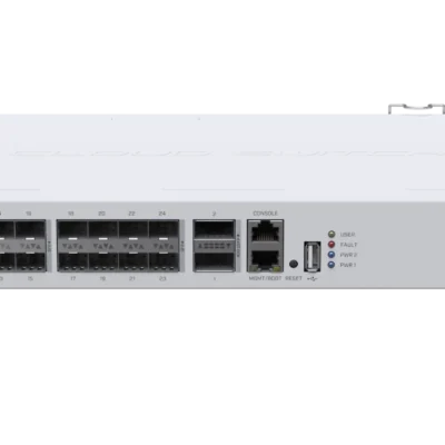 MikroTik CRS326-24S+2Q+RM – One of our faster switches for the most demanding setups