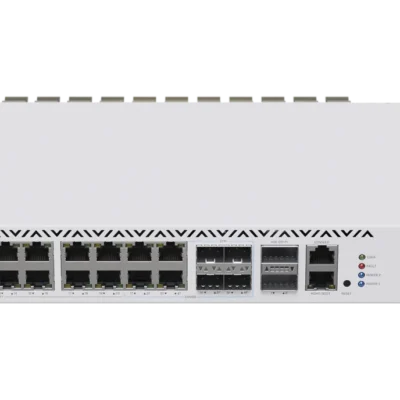 MikroTik CRS326-4C+20G+2Q+RM – Our top-of-the-line switch with incredible 2.5 Gigabit port density,
combo…