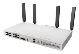 MikroTik CRS418-8P-8G-2S+5axQ2axQ-RM – PoE Switch with 4x4 Wi-Fi 6, 8x PoE, 2x SFP+