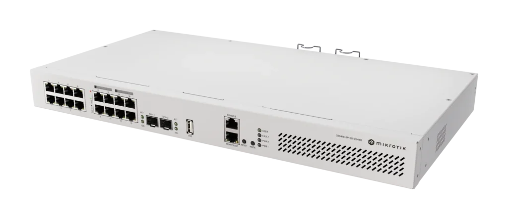 MikroTik CRS418-8P-8G-2S+RM CRS418-8P-8G-2S+RM