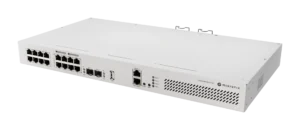 MikroTik CRS418-8P-8G-2S+RM – Switch with 8x PoE-out, 8x Gigabit, 2x SFP+ 10G, Rackmount