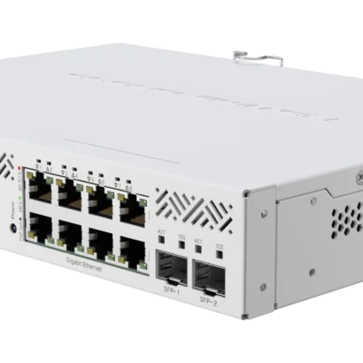 MikroTik CSS610-8P-2S+IN – Your compact, affordable PoE powerhouse with 8x Gigabit PoE-out ports and 2x…