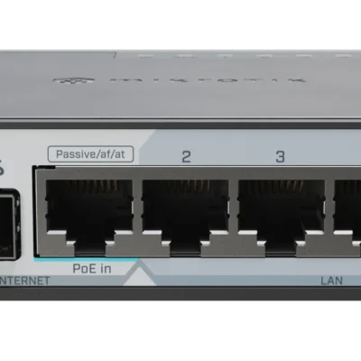 MikroTik hEX S (2025) E60iUGS – A compact, affordable wired router featuring a 2.5G SFP port, 5x Gigabit…