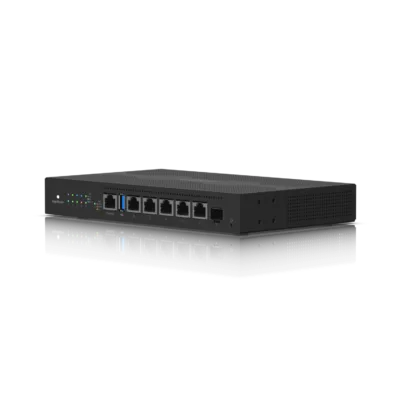 Ubiquiti EdgeRouter 6P ER-6P – Fanless Quad-Core Router, 5x Gigabit PoE, SFP