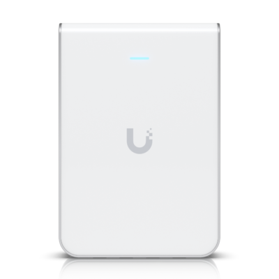 Ubiquiti U6 In-Wall Access Point U6-IW – Wall-mounted WiFi 6 AP with 6 spatial streams and a built-in 4‑port switch…