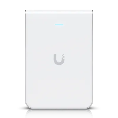 Ubiquiti UniFi U6 In-Wall U6-IW – Wall-Mount Wi-Fi 6 AP with 4-Port Switch