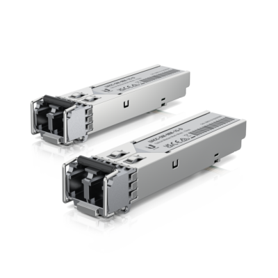 Ubiquiti 1 Gbps Multi-Mode Optical Module 2-Pack UACC-OM-MM-1G-D-2 – 1G SFP multi-mode fibre transceivers, LC connector
