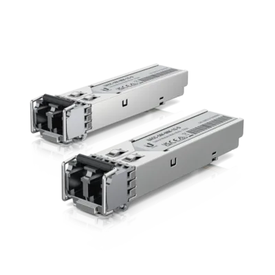 Ubiquiti 1 Gbps Multi-Mode Optical Module 2-Pack UACC-OM-MM-1G-D-2 – 1G SFP multi-mode fibre transceivers, LC connector