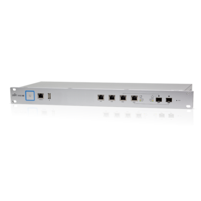 Ubiquiti UniFi Security Gateway Pro USG-PRO-4 – Rack-mount UniFi gateway with 2 WAN and 2 LAN Gigabit ports