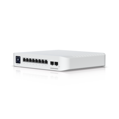 Ubiquiti Pro 8 PoE Switch USW-PRO-8-POE – An 8-port, Layer 3 switch with PoE+ and PoE++ output