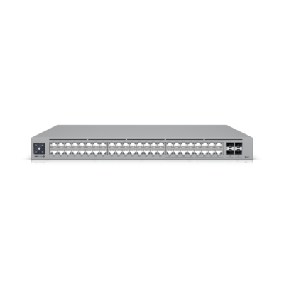 Ubiquiti Pro Max 48 PoE Switch USW-PRO-MAX-48-POE – A 48-port, Layer 3 Etherlighting™ switch with 2.5 GbE and PoE++ output